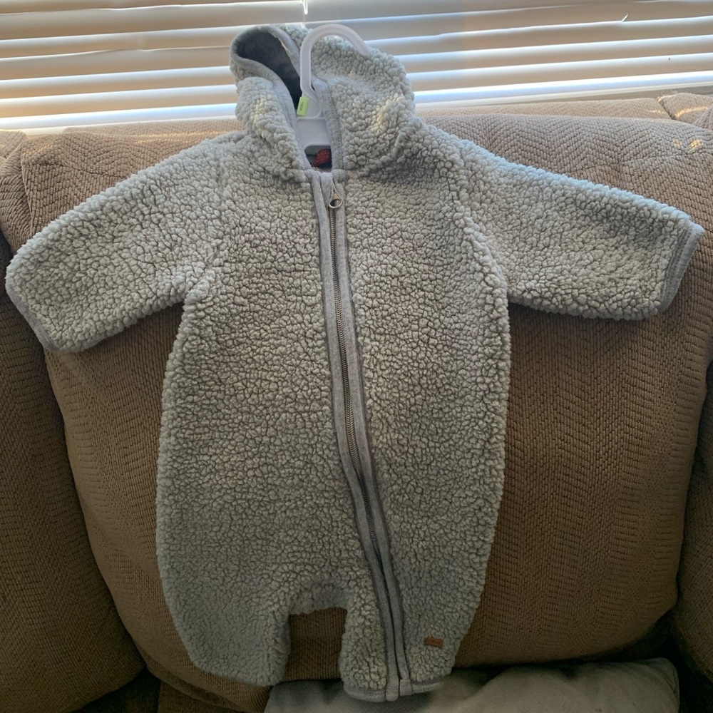 7 for all mankind baby Sherpa coveralls